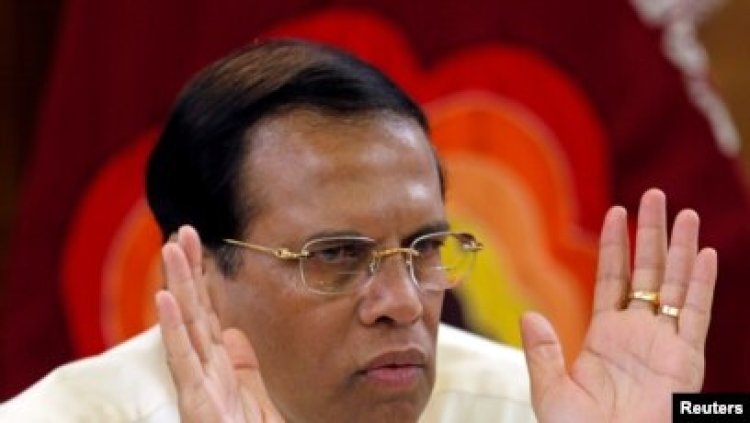 Breaking: Sri lank  Perezida amaze kwegura