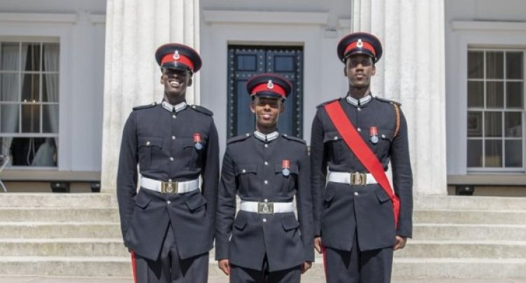 Ian Kagame yakuye ipeti rya Sous-Lieutenant mu Bwongereza.