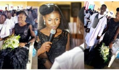 Umugeni wagaragaye yambaye agatimba ku mukara yavugishe abantu amangambure