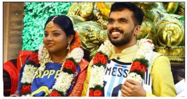 Bakoze ubukwe bambaye Jezi ya Mbape na Messi