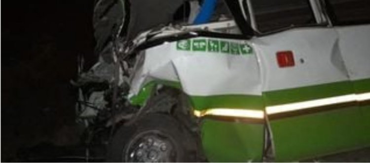 Imodoka yari itwaye umurambo bagiye gushyingura yakoze impanuka 17 bitaba Imana 12 barakomereka