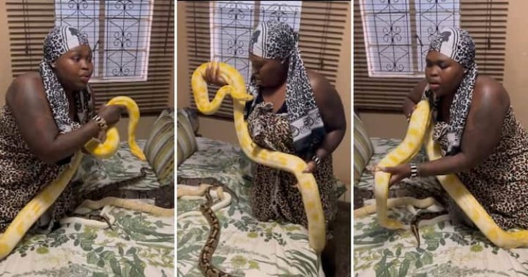 Bana bange ndabakunda" Umupfumu abwira inzoka ze".