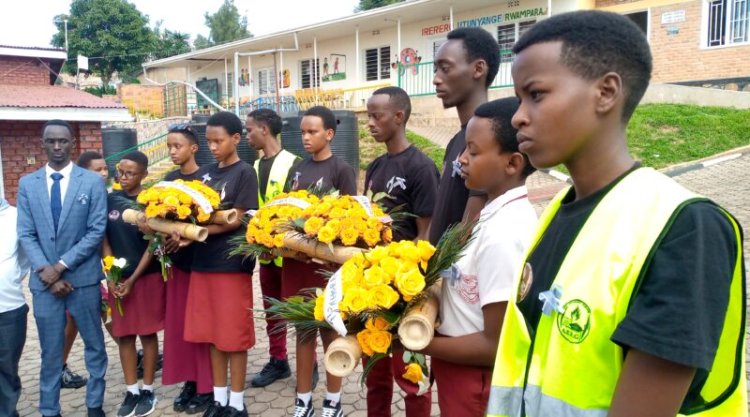 Muriga neza, murarerwa neza, muzakore byiza mwubake u Rwanda - Ushunze amasomo muri GS Camp Kigali abwira abanyeshuri