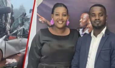 Umuryango w'abantu  barindwi baguye mu mpanuka y'imodoka