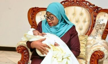 Rais Samia Amuasili Mtoto Mchanga Aliyetelekezwa